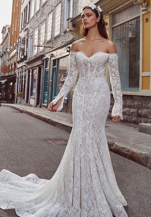 Calla Blanche 124114 Sonya Mermaid and Trumpet Wedding Dress - 3
