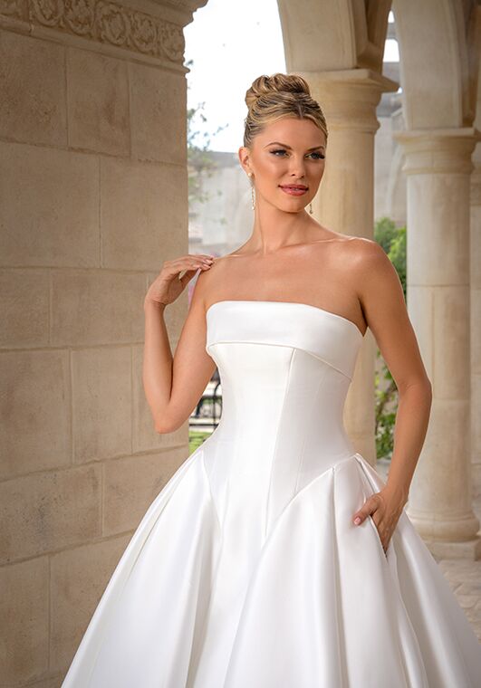 KITTY CHEN EUGENIA, H2523 Ball Gown Wedding Dress - 3