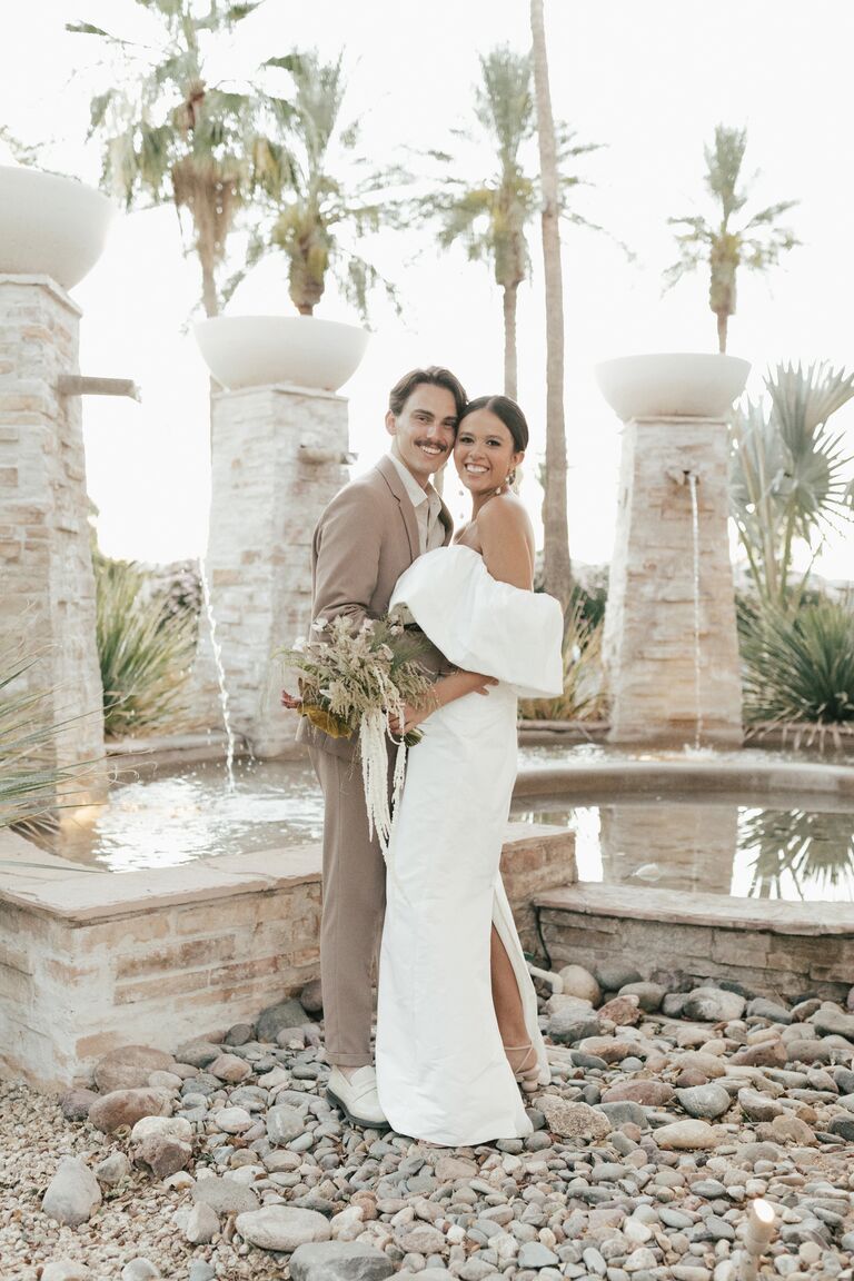 Courtesy of The Scott couple grins elope