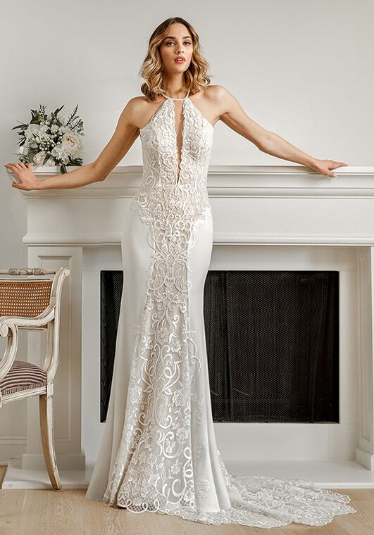 Jasmine Couture T232055 Fit-and-Flare Wedding Dress - 2