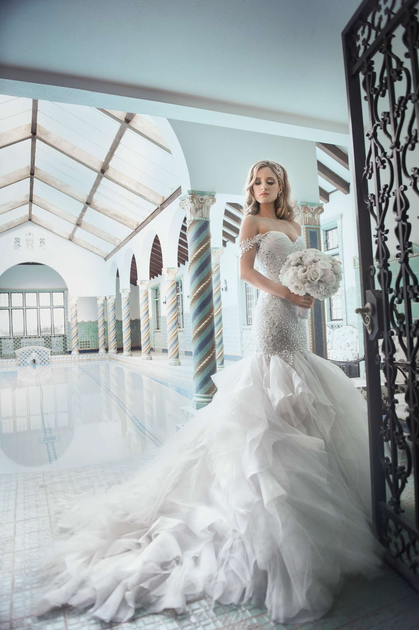 Pnina Tornai Swarovski Crystal Wedding Dress