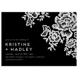 Lace Wedding Invitation by Vera Wang