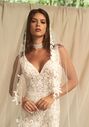 Lillian West 66270 Fit-and-Flare Wedding Dress - thumbnail - 4