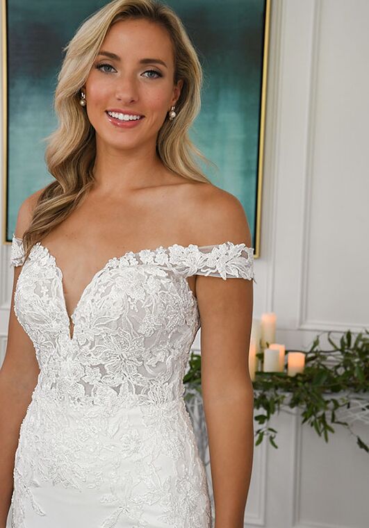 Essense of Australia D3247 Fit-and-Flare Wedding Dress - 5
