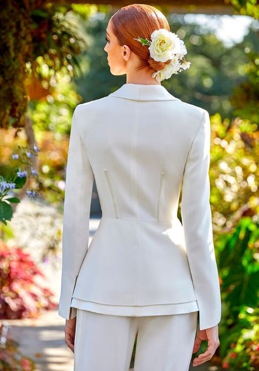 INES DI SANTO Fall 2022 - Larissa Pantsuit Wedding Dress - 2
