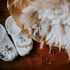 One Couple's Vintage-Meets-Boho Military Wedding at Green Gardens Farms in Battle Creek, Michigan