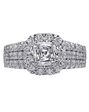 Christopher Designs Unique Cushion Cut Engagement Ring - thumbnail - 1