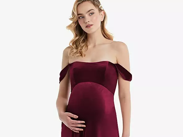 maternity bridesmaid dress