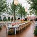 Enchanted Garden Tented Reception With Trees, Colorful Flowers
