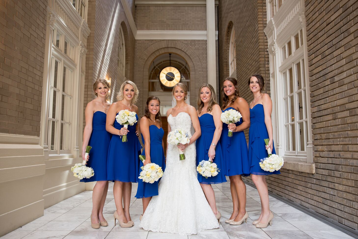 Royal Blue Short Bridesmaid Dresses
