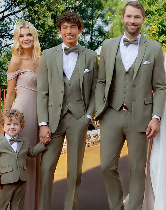 BLACKTIE METRO Sage Wedding Suit Green Tuxedo - 3