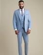BLACKTIE SAVOY Light Blue Wedding Suit Blue Tuxedo - thumbnail - 2
