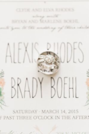 Scroll Shank Engagement Ring