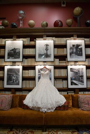 Strapless Wedding Dress With Lace