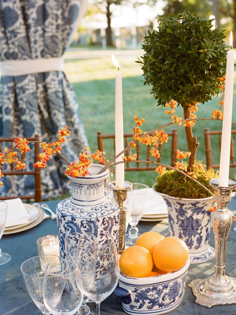 Wedding Centerpieces Ginger Jars