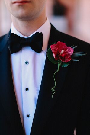 Fuchsia Orchid Boutonniere