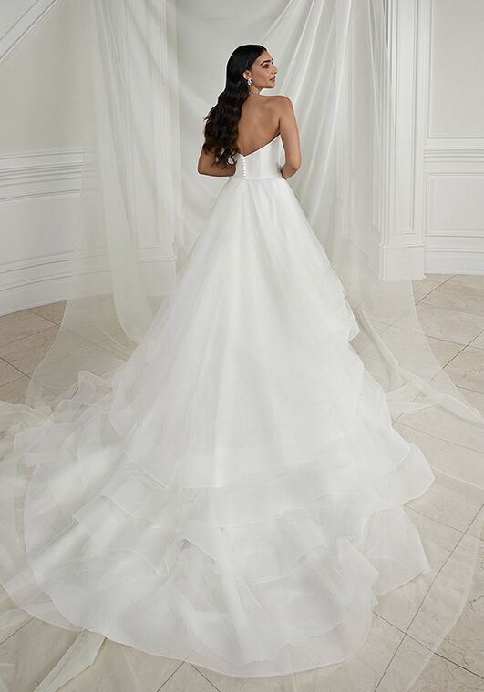 Justin Alexander Everette Ball Gown Wedding Dress - 3