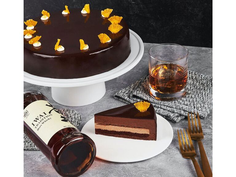 Lady M chocolate and whisky-infused cake
