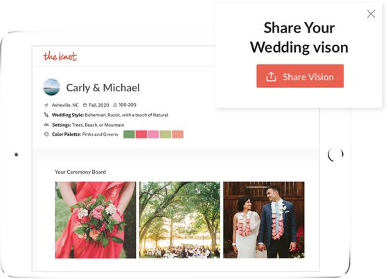 Share Your Wedding Vision by The Knot