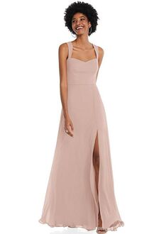 Dessy Group Contoured Wide Strap Sweetheart Maxi Dress - 1558 Sweetheart Bridesmaid Dress