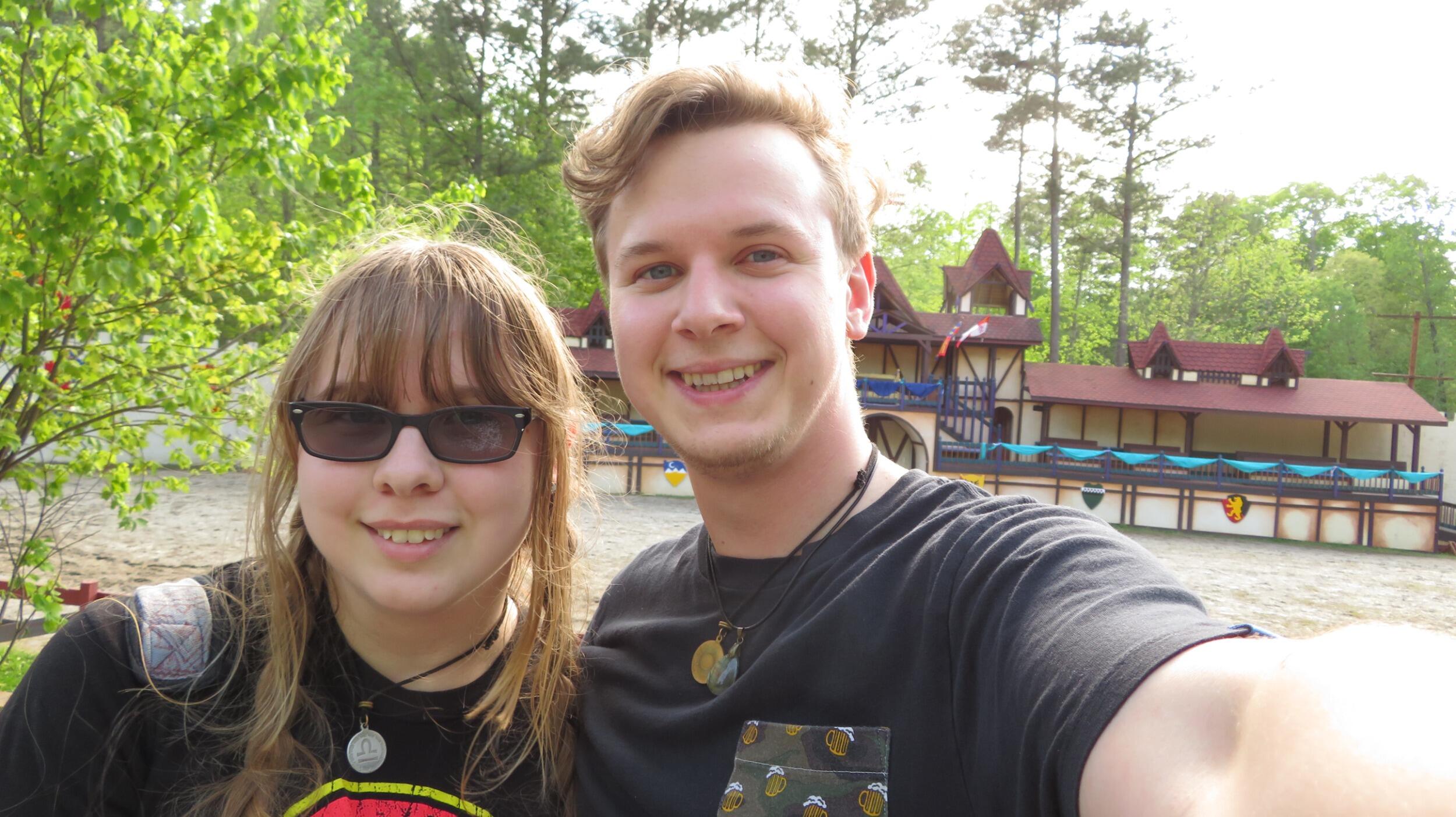 Visiting the Ren faire for the first time.