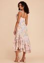Birdy Grey Ginny Chiffon Dress in Botanical Blooms V-Neck and Plunge Bridesmaid Dress - thumbnail - 3