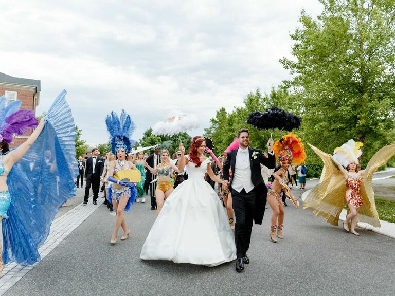 Second line wedding exit
