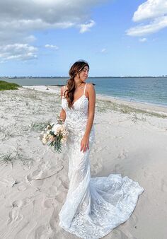 Stella York 7370 Fit-and-Flare Wedding Dress