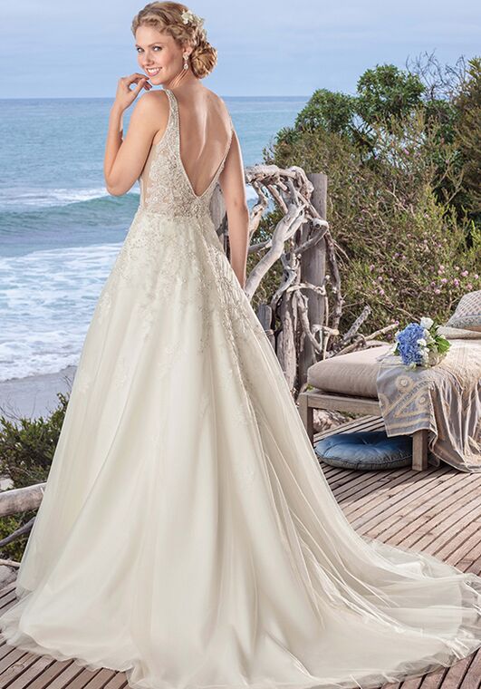Beloved by Casablanca Bridal BL264 Pearl A-Line Wedding Dress - 3