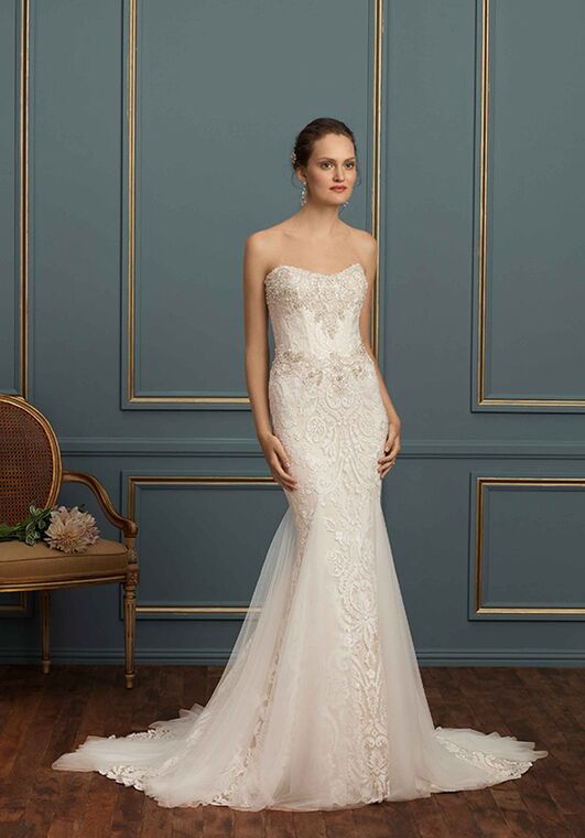 Amaré Couture C121 Nicolette Mermaid Wedding Dress - 2