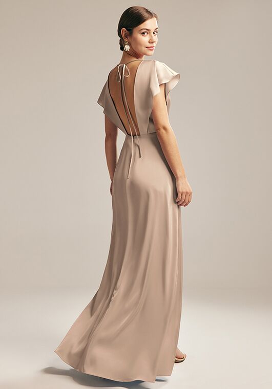 AW Bridal AW Rana Dress V-Neck Bridesmaid Dress - 2