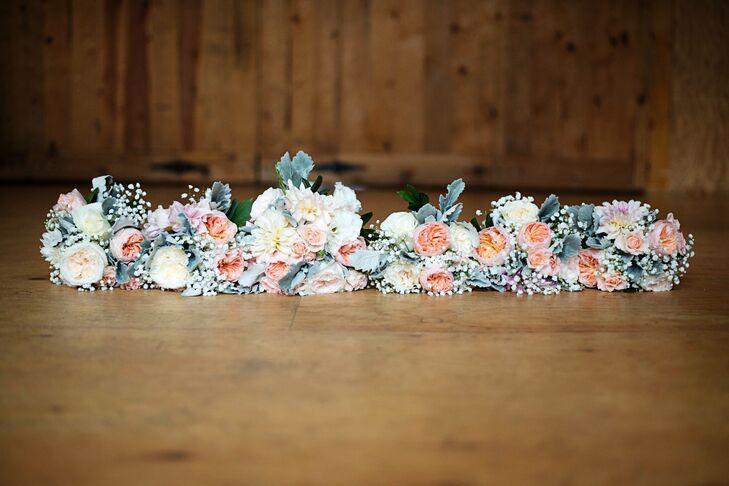 Blush Bouquets with Dusty Miller