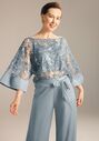 AW Bridal AW Bond Pants Set Blue Mother Of The Bride Dress - thumbnail - 3