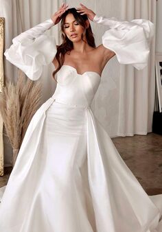 Martina Liana 1595 Fit-and-Flare Wedding Dress
