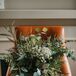 The Wedding Celebration Used Eucalyptus, Ferns and Ruscus Throughout the Decor