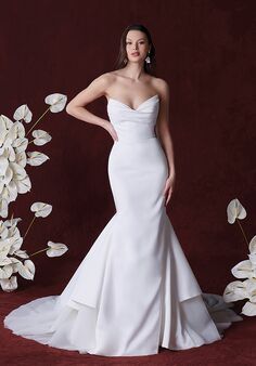 Justin Alexander Halsey Mermaid Wedding Dress