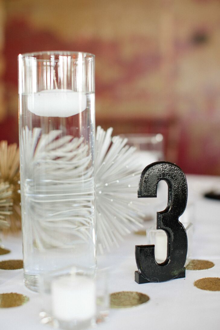 Black, Wooden Table Numbers