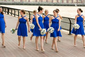 Blue Bridesmaid Dresses