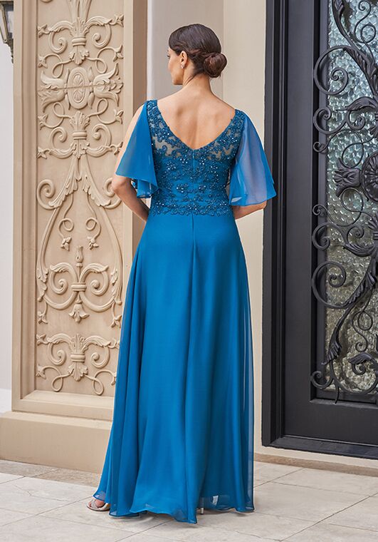 Jade Couture Mother of the Bride by Jasmine K248015 Blue Mother Of The Bride Dress - 3