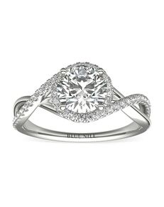 Blue Nile Round Cut Engagement Ring