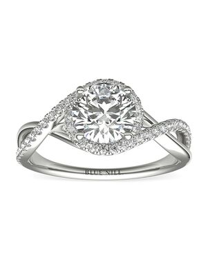 Blue Nile Round Cut Engagement Ring
