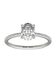 Blue Nile Oval Cut Engagement Ring