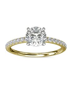 Blue Nile Round Cut Engagement Ring