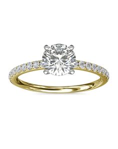 Blue Nile Round Cut Engagement Ring