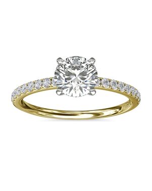 Blue Nile Round Cut Engagement Ring