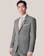 Birdy Grey Suits Taylor Suit Jacket in Gray Grey Tuxedo - thumbnail - 3