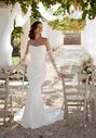 Lillian West 66388 Fit-and-Flare Wedding Dress - thumbnail - 1