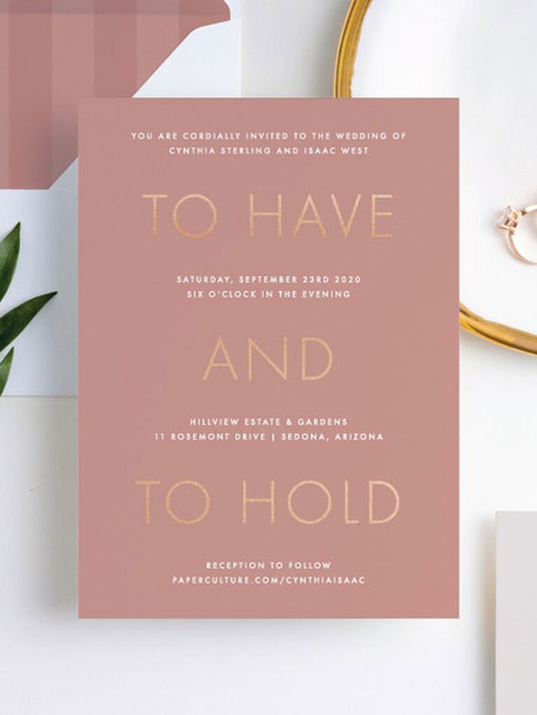 paper culture wedding invitation