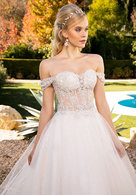 Casablanca Bridal 2374 Rosalie Ball Gown Wedding Dress - 4