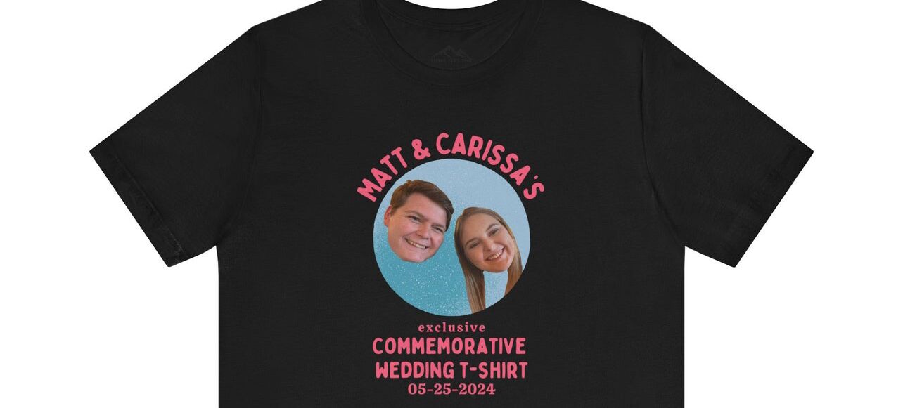 Picture of Exclusive Commemorative Wedding T-Shirt